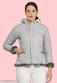 Yss Women Winter Jacket With Hood - Pink, Mona Lisa
