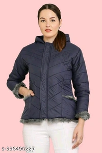 Yss Women Winter Jacket With Hood - Pink, Mona Lisa
