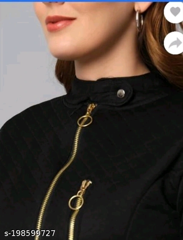 Yss Stylish Women Jacket And Waistcoat  - Black, L