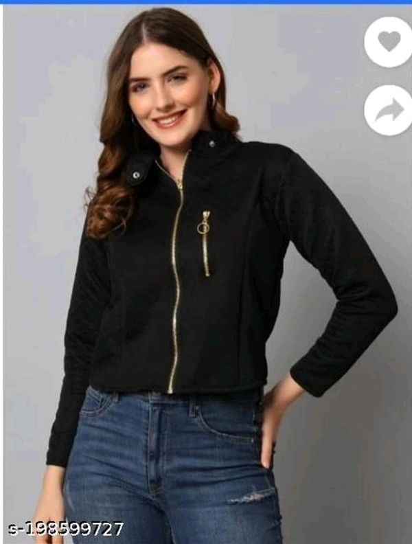 Yss Stylish Women Jacket And Waistcoat  - Black, XXL