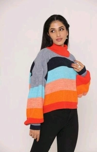 YSS Premium Quality Women/girl Sweater - Free Size, Web Orange