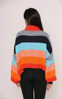 YSS Premium Quality Women/girl Sweater - Free Size, Web Orange