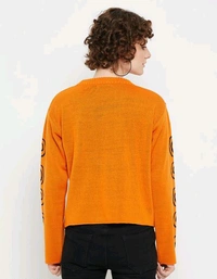 YSS Kasma Women Round Neck Full Sleeves Quirky Sweater - S
