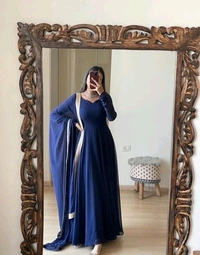 YSS Pretty Designer Women Gowns  - XS, Blue