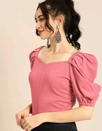 YSS SSC Power Shoulders Top - L