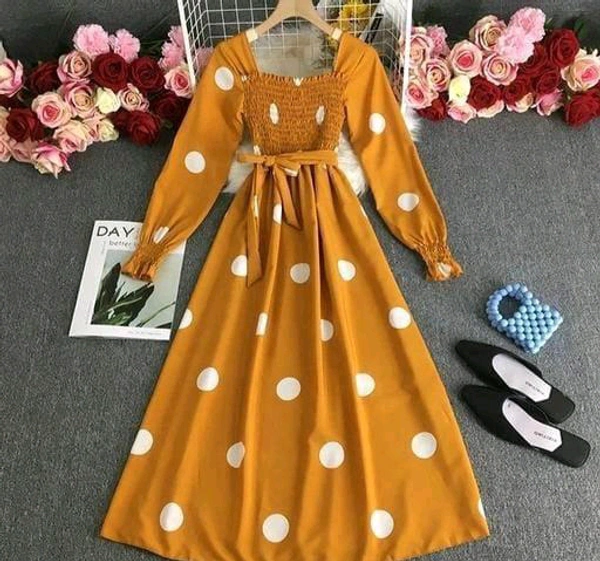 YSS  Urbane Fashionista Women Dresses - L, Web Orange