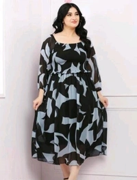 YSS Glamorous Women Dress - Xl, Gray