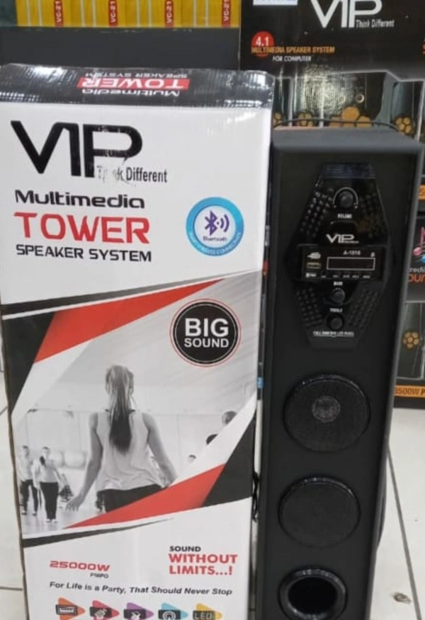 VIP BIG TOWER SPEAKER SYSTEM - 2.1 