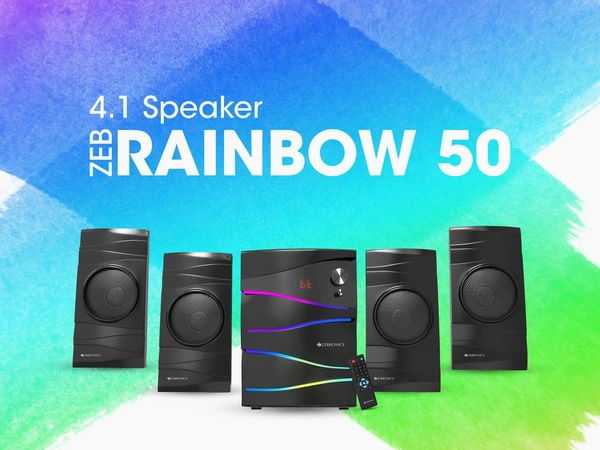 ZEBRONICS ZEB-Rainbow 50 is a 4.1 speaker