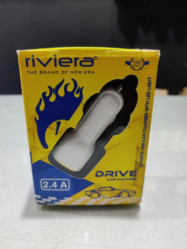 Riviera Car Charger 2.4 Am - white
