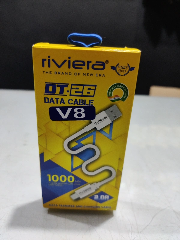 Riviera V8 Charger Cable - white