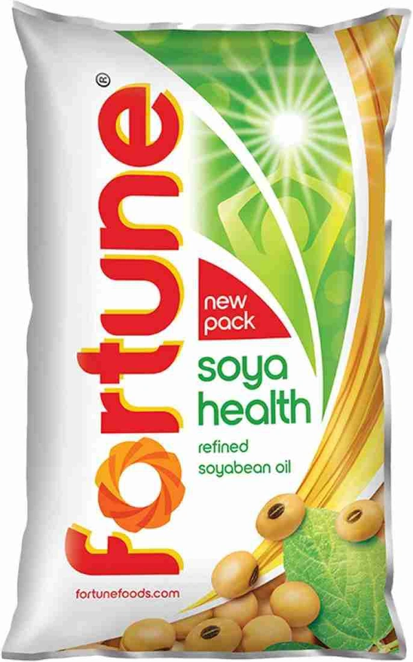 Fortune Refined Soyabean Oil Pouch (1 L)
