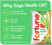 Fortune Refined Soyabean Oil Pouch (1 L)