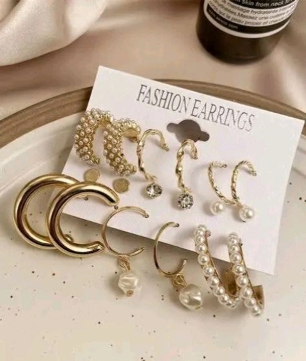 9 Pair of earring Trendy Combo Earring set For Beautiful women
Name: 9 Pair of earring Trendy Combo Earring set For Beautiful women
Base Metal: Alloy