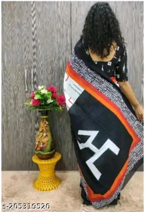 Jaipuri Hand Block Printed Soft Cotton Mulmul Saree ,Sanganeri Cotton Malmal Saree, Bagru Cotton Saree, Batic / Batik Print Cotton saree In Super Fine 92*80 Fabric Quality With Attached Blouse Piece for Woman

