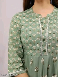 women kurta
Name: women kurta
Fabric: Rayon
Sleeve Length: Three-Quarter Sleeves
Pattern: Printed
Combo of: Single - XXXL