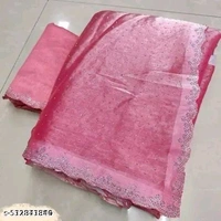 jimmy chu organza sarees designer organja sarees party wear stone saree new collection stone work sarees stone wala - Free size