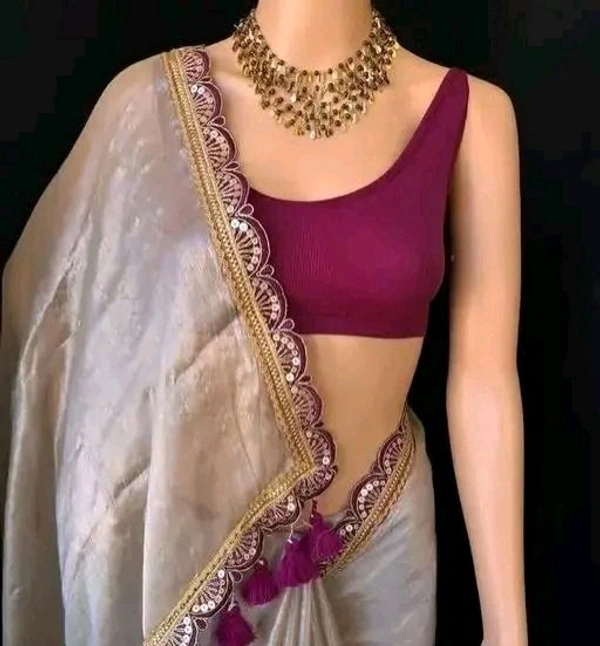 jimmi choo Organza Saree
