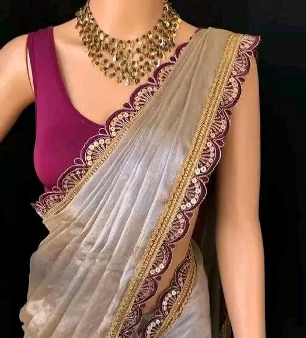 jimmi choo Organza Saree