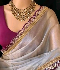 jimmi choo Organza Saree
