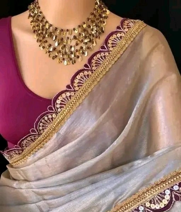 jimmi choo Organza Saree