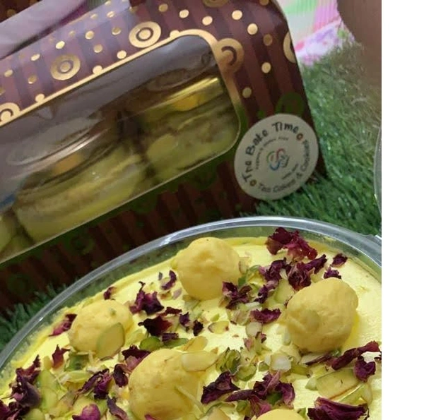 Rasmalai Glass Jar