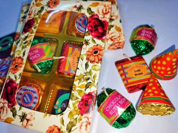 Chocolate 6 Cavity (Assorted Cracker Chocolates)