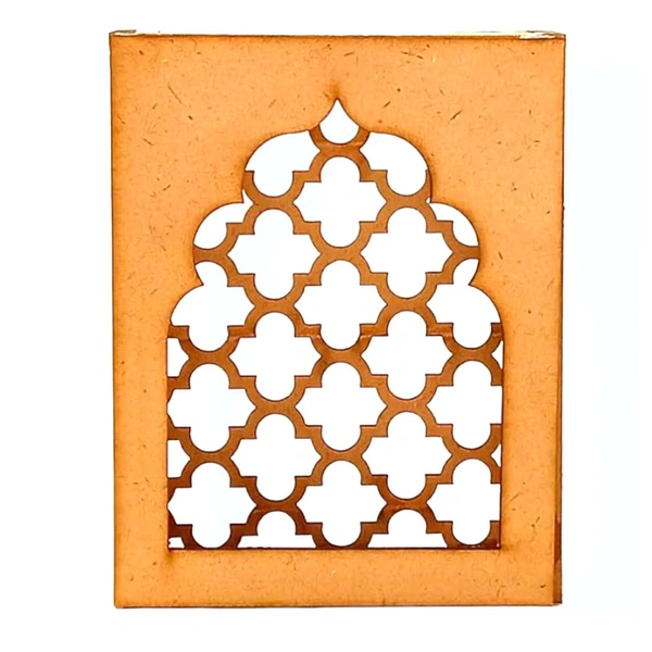 Rajasthani Traditional Jharokha - Box with Jali Panel 8 - 12"/9"/2", 6mm, 5384